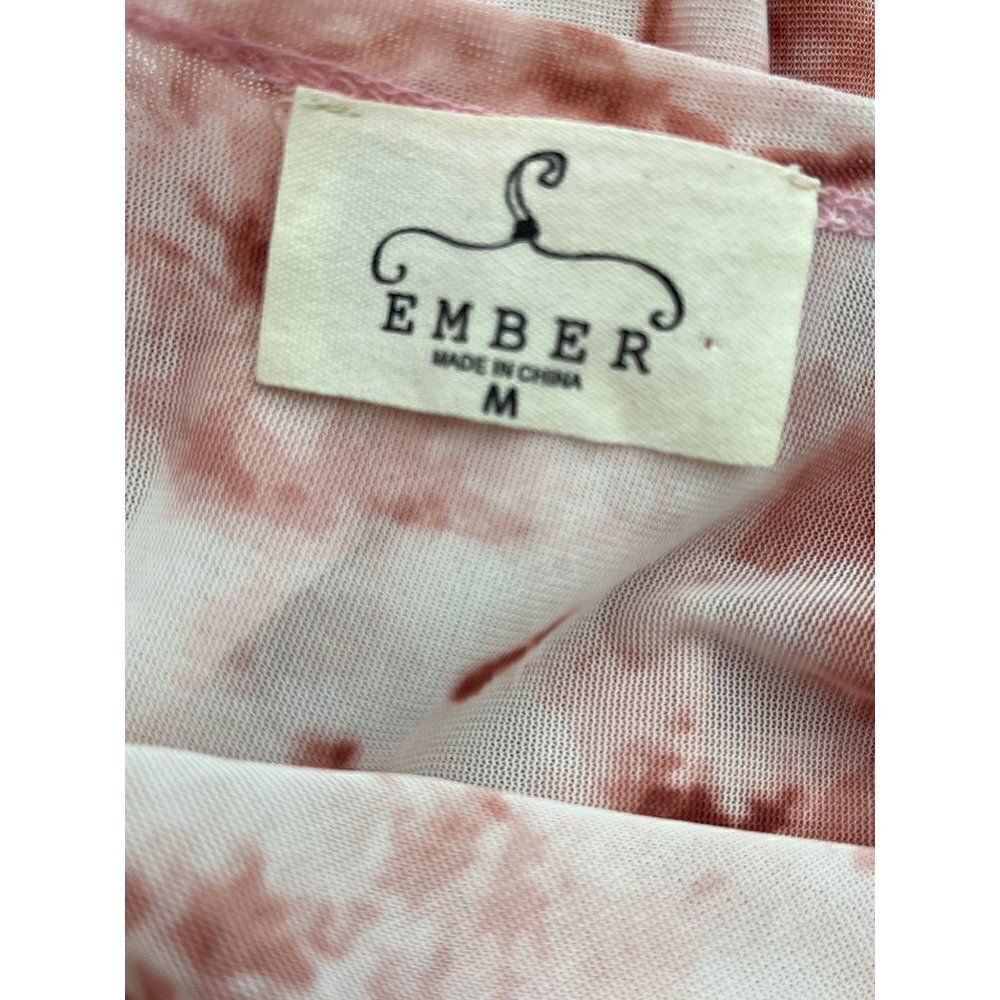 Ember Multicolored Short Sleeve Tie Front Duster Size M - Picture 10 of 10